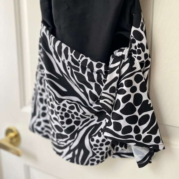 NWT Christina Skirted Animal Print Tummy Control One Piece Swimsuit 8 - Picture 3 of 15